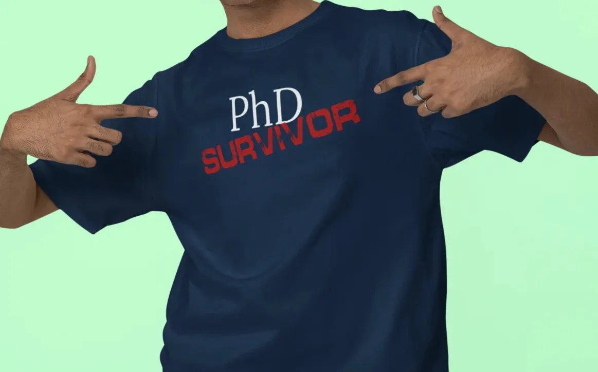 PhD Survivor Oversized T-Shirt