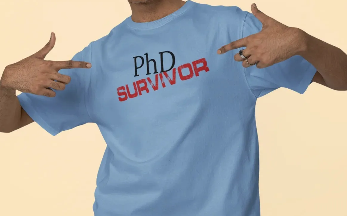 PhD Survivor Oversized T-Shirt