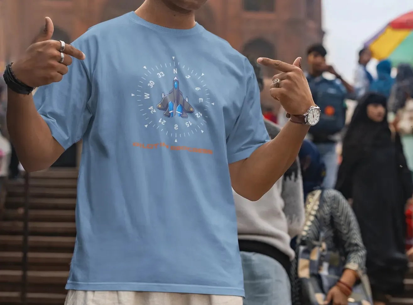 Pilot in progress Oversized T-Shirt