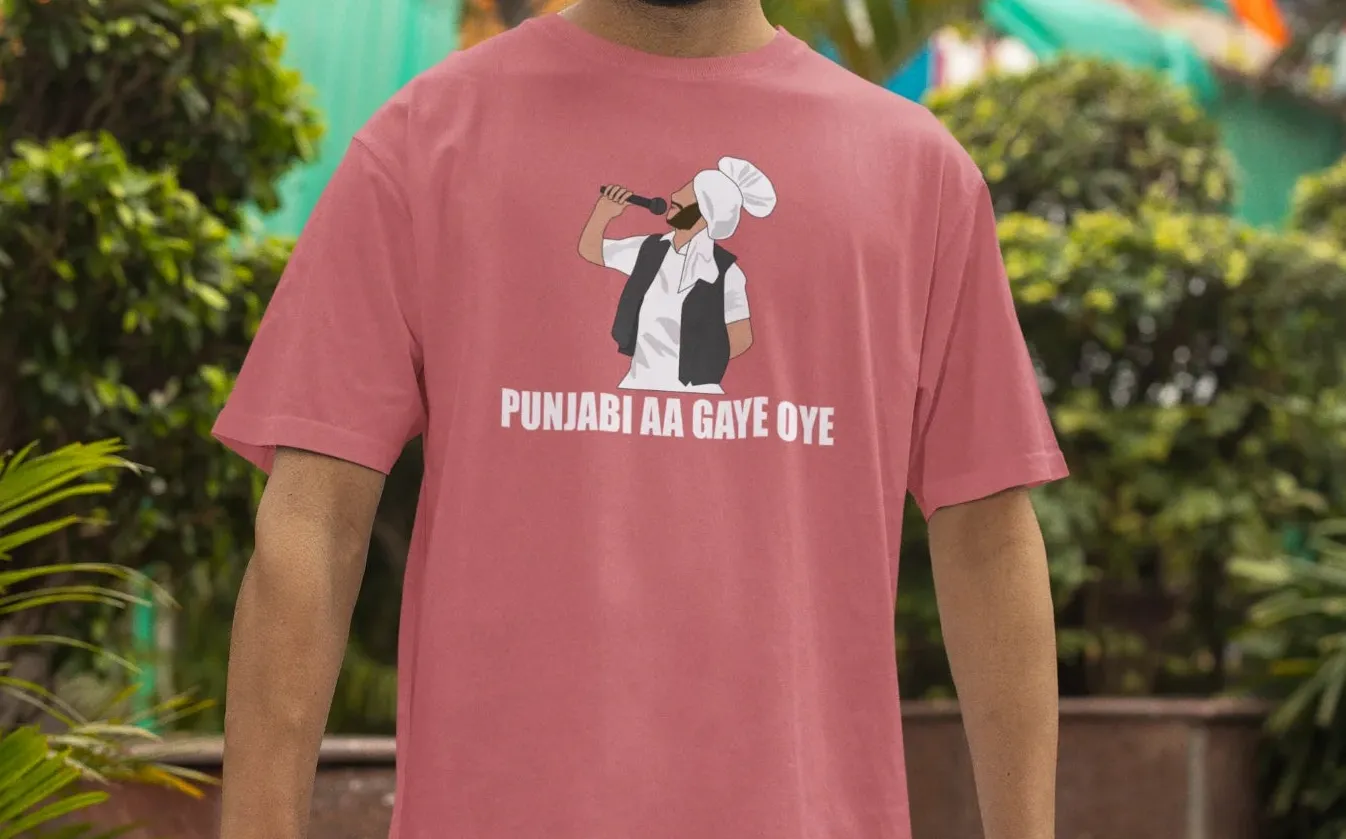 Punjabi aa gaye oye Diljit Dosanjh Oversized T-Shirt