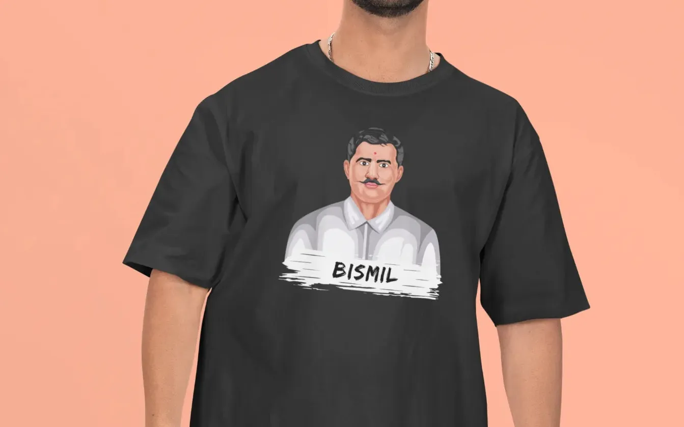 Ramprasad Bismil Oversized T-Shirt