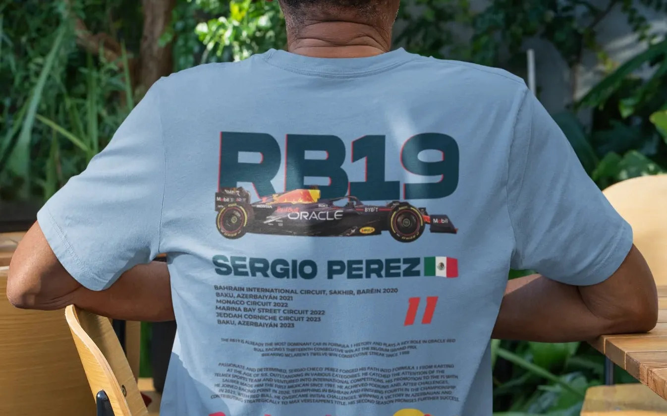 RB19 Sergio Perez Oversized T-Shirt