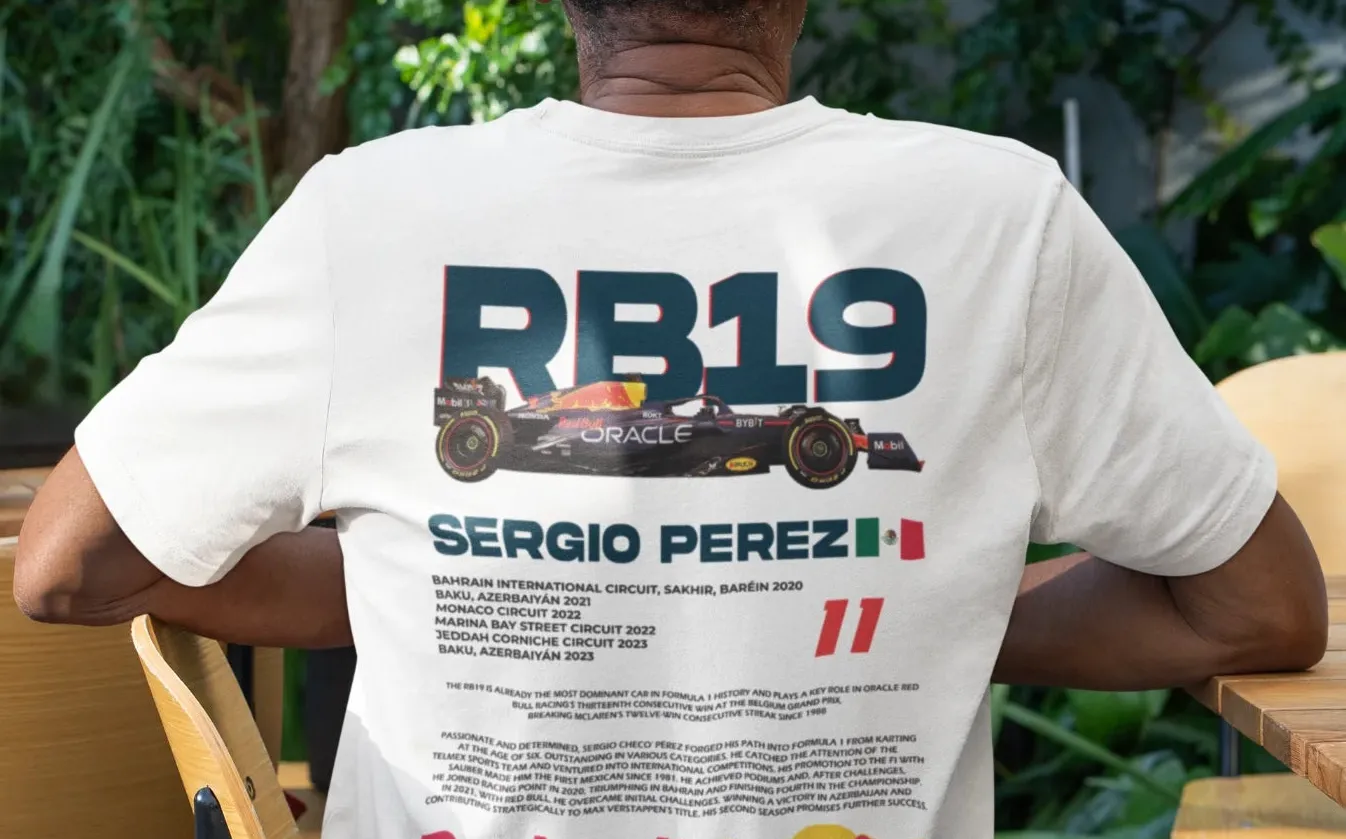 RB19 Sergio Perez Oversized T-Shirt
