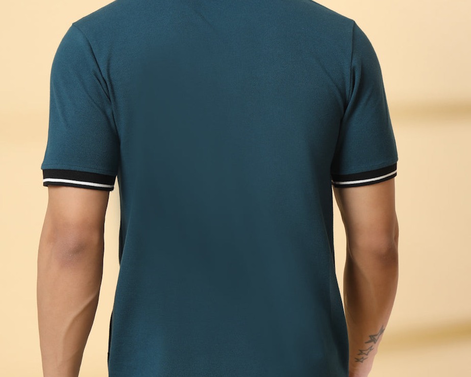 Rigo Men's Solid Urban Classic Polo T-shirt