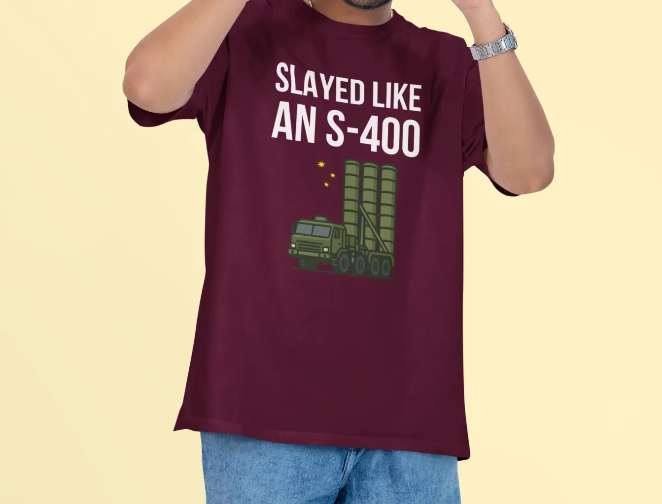 Slayed like an S-400 Oversized T-Shirt