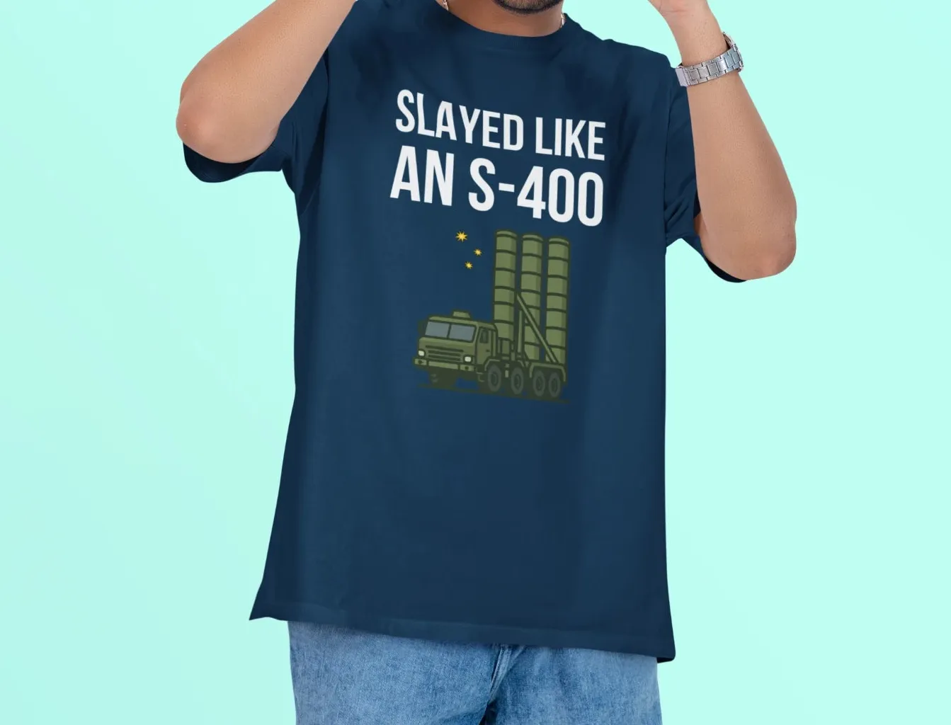 Slayed like an S-400 Oversized T-Shirt