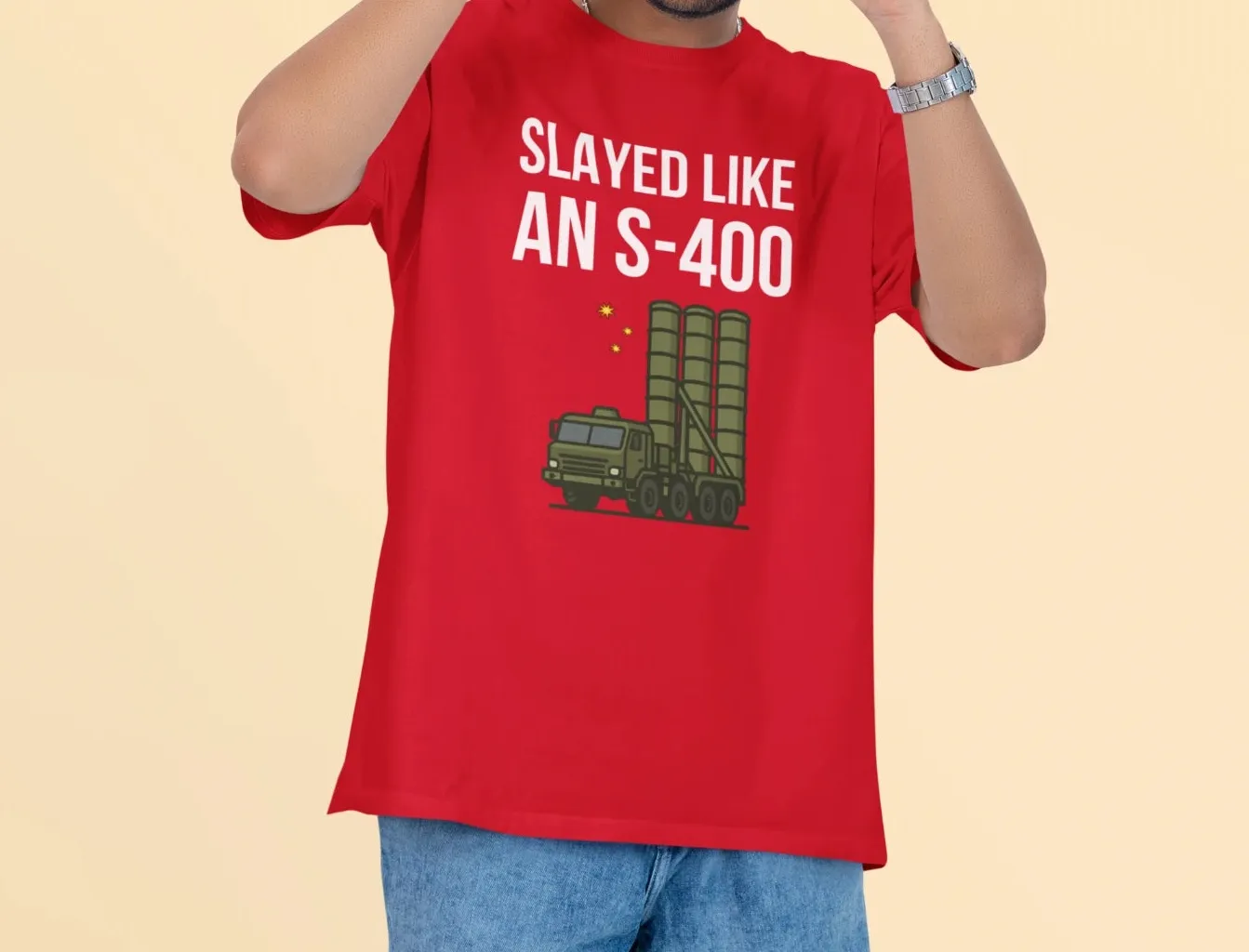 Slayed like an S-400 Oversized T-Shirt