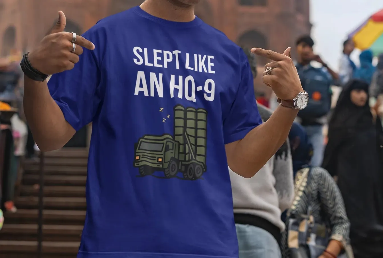 Slept like an HQ-9 Oversized T-Shirt