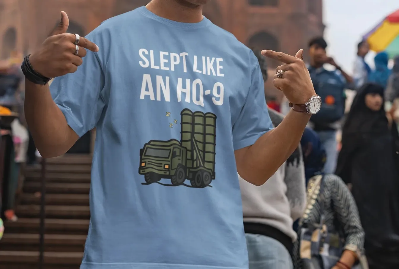 Slept like an HQ-9 Oversized T-Shirt
