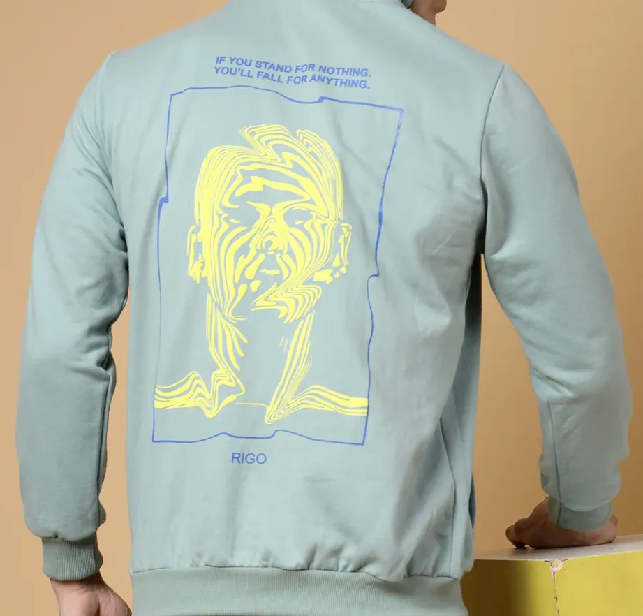 Stand Tall Fleece Jade Green Sweatshirt