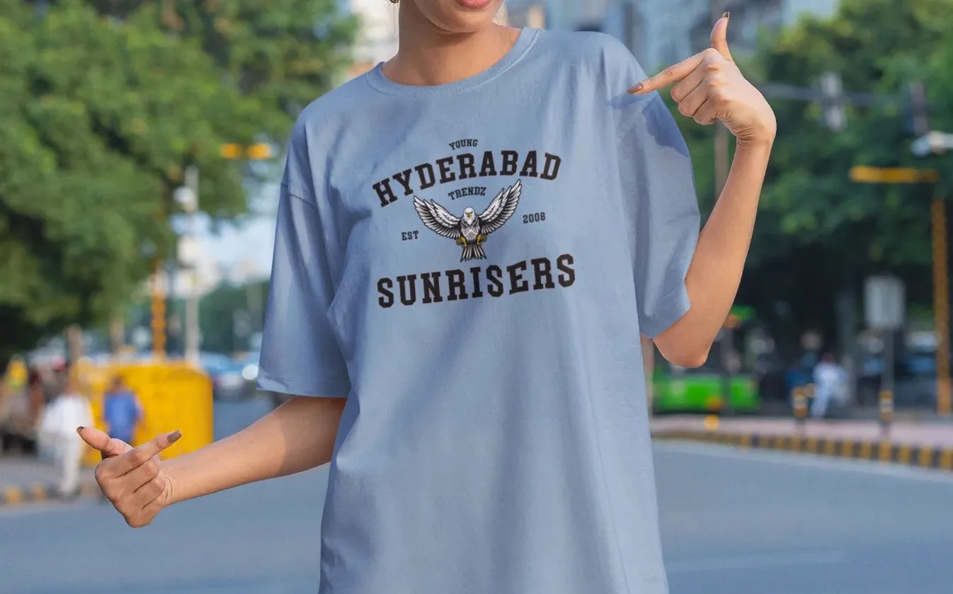 Sunrisers Hyderabad EST 2008 Oversized T-Shirt