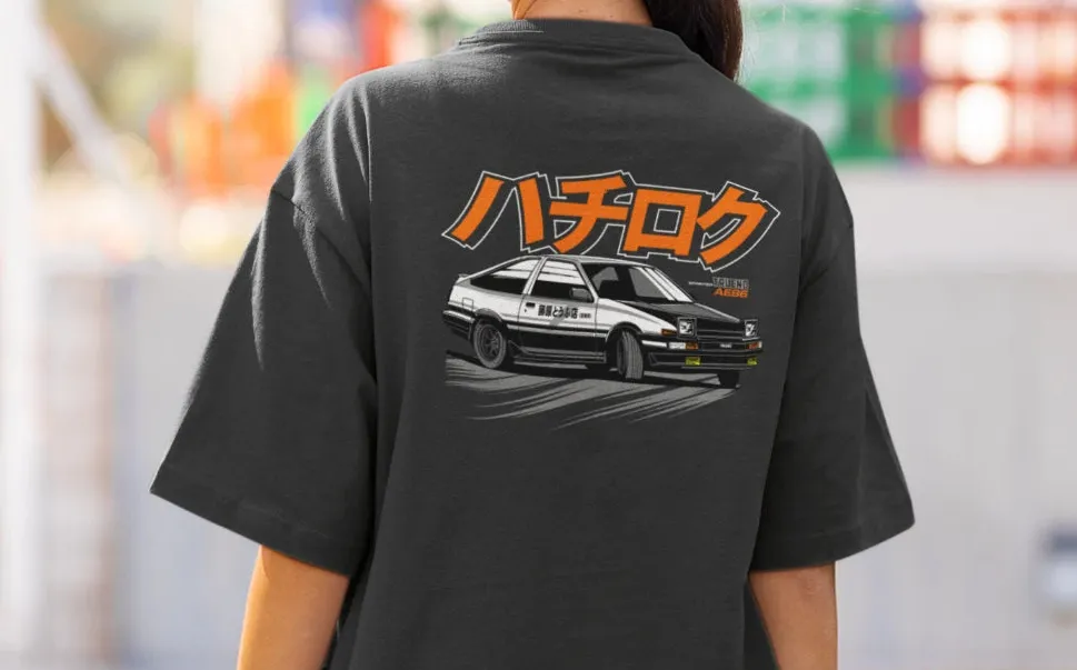 Toyota Sprinter Trueno AE86 Oversized T-Shirt
