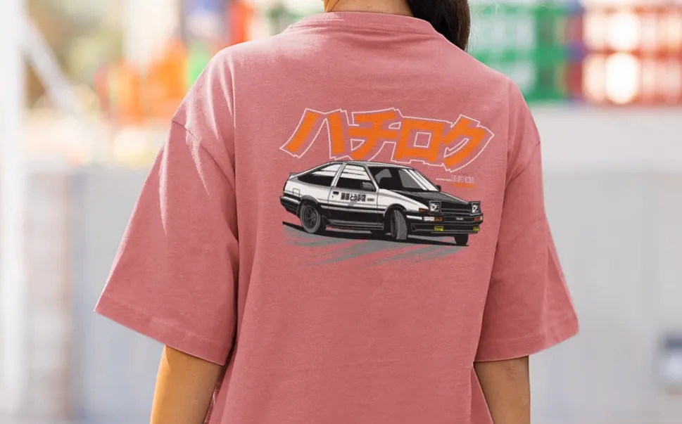 Toyota Sprinter Trueno AE86 Oversized T-Shirt