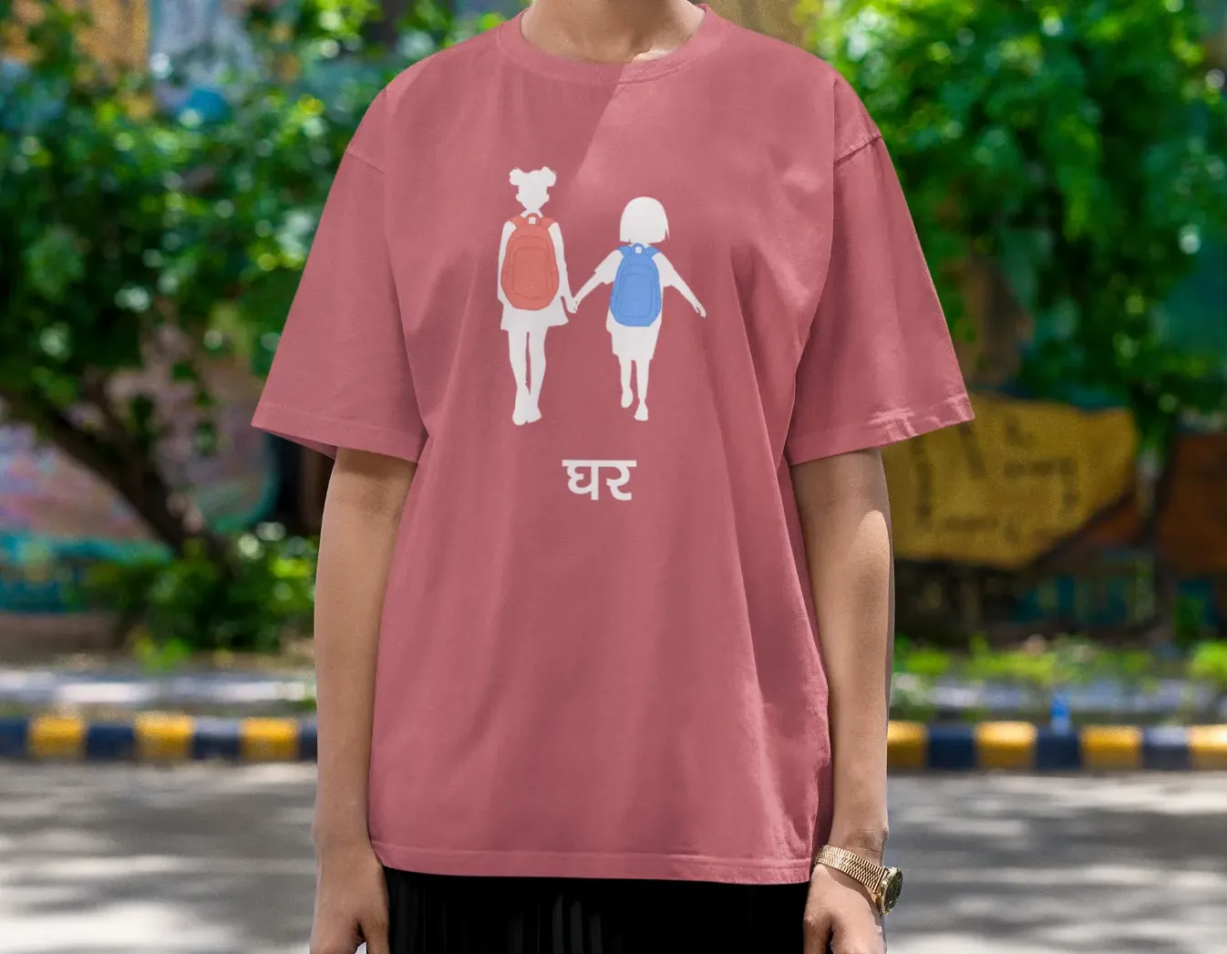 Two Sisters - Jigra Oversized T-Shirt