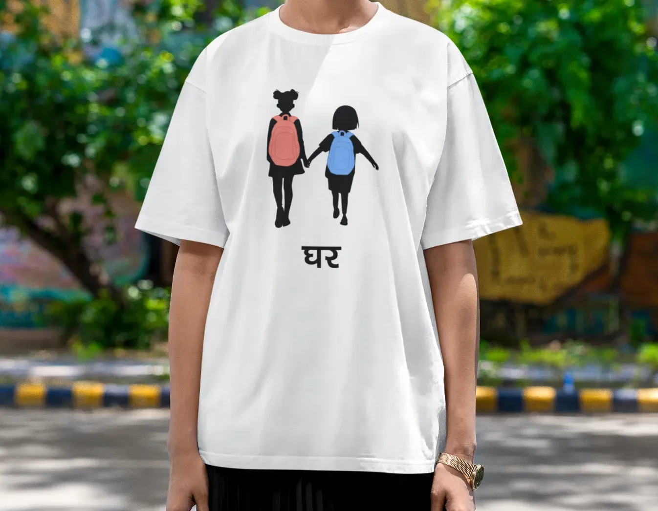 Two Sisters - Jigra Oversized T-Shirt