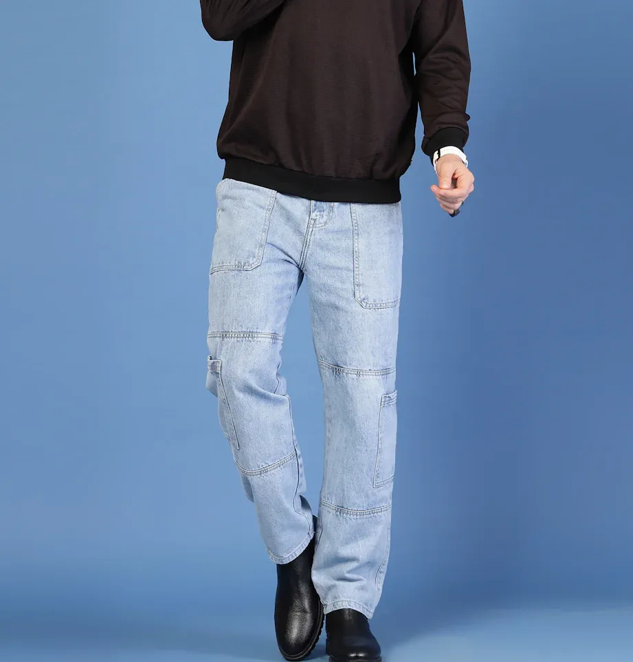 Waffle Knit Round Neck Dark Brown Sweatshirt