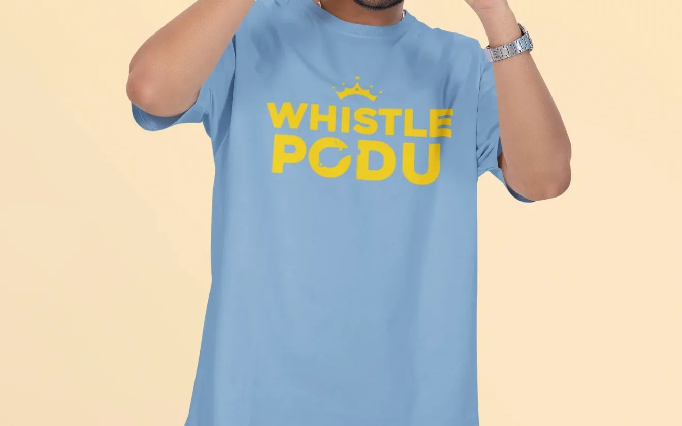 Whistle Podu CSK Oversized T-Shirt