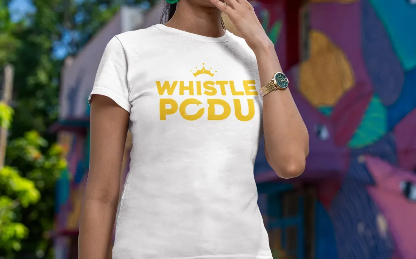 Whistle Podu CSK T-Shirt