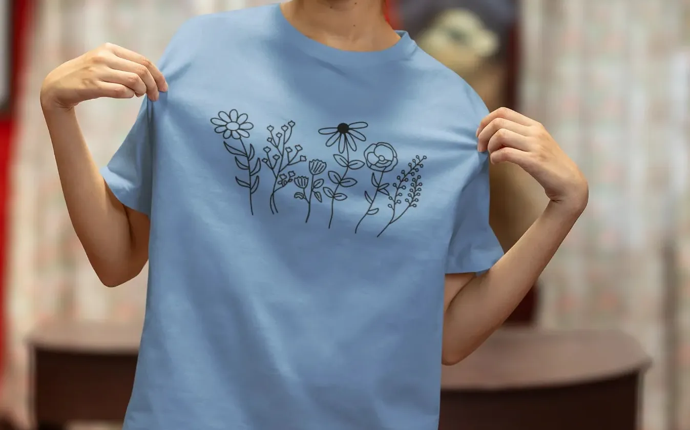 Wild Flowers Oversized T-Shirt